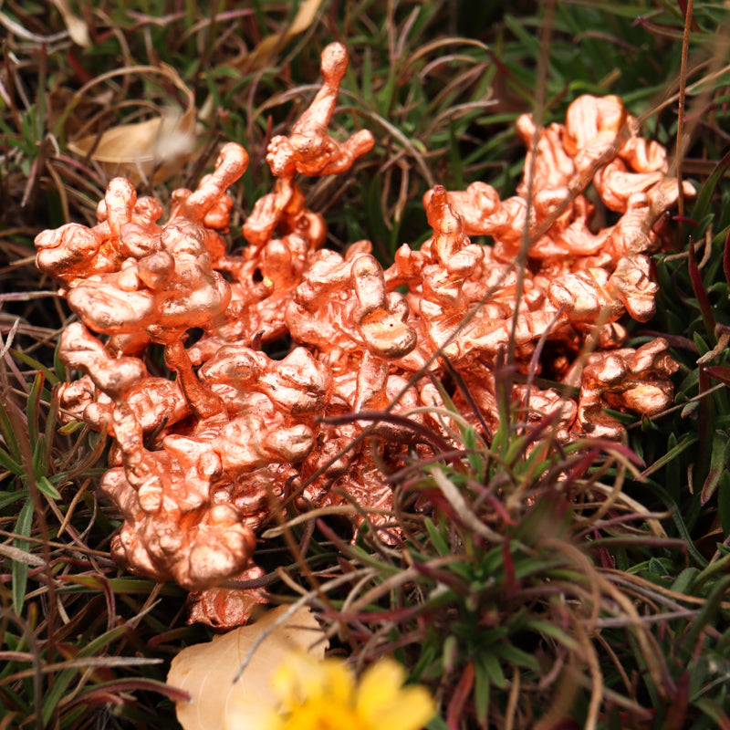 Abstract Copper Free Form Crystal Free Form Aquarius