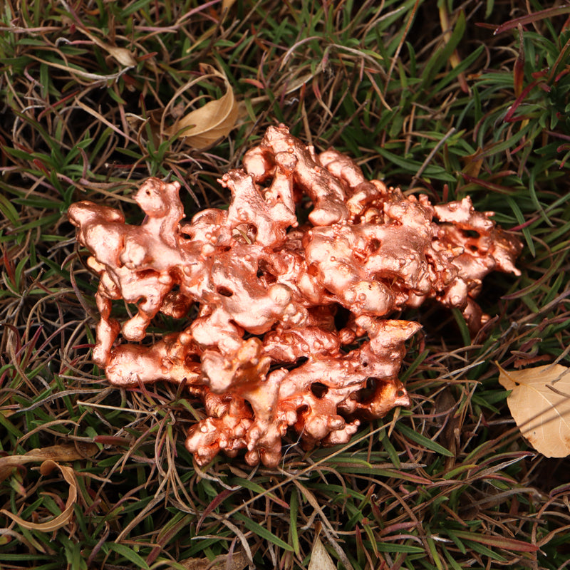 Abstract Copper Free Form Crystal Free Form Aquarius