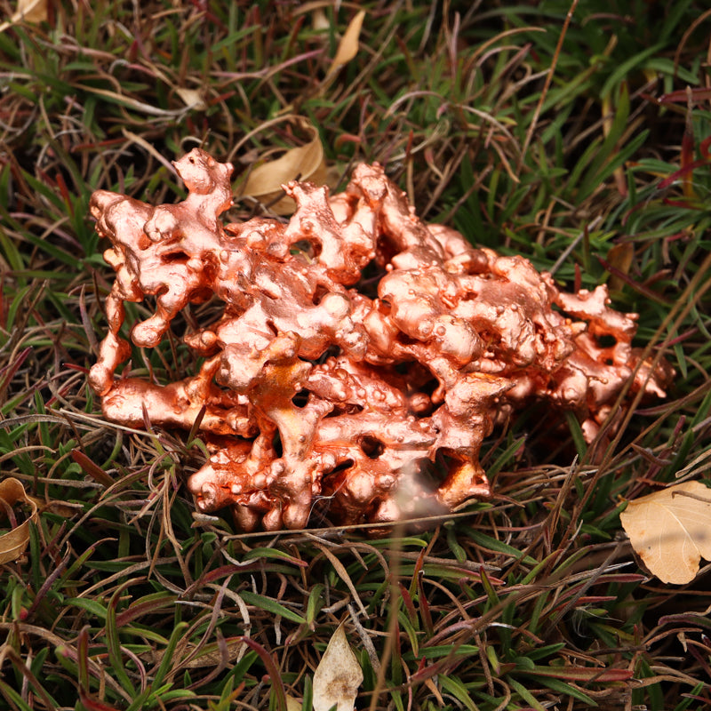 Abstract Copper Free Form Crystal Free Form Aquarius