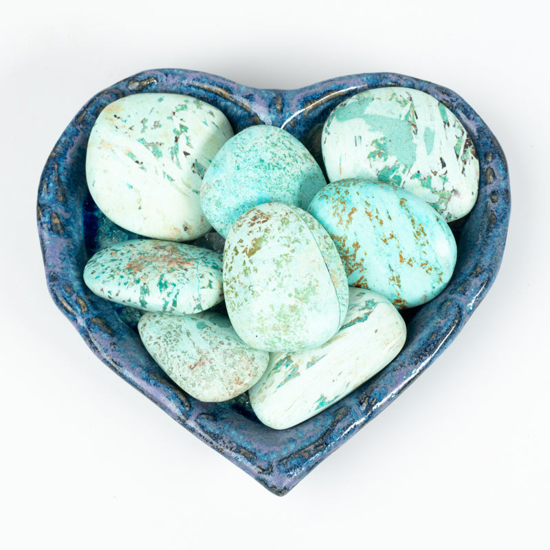 Chrysocolla Palm Stone Crystal Palm Stones Crystal Magic