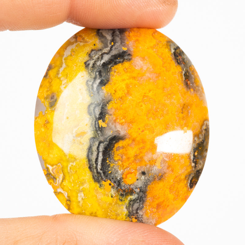 Bumblebee Jasper Palm Stone Crystal Palm Stones Cancer Sign