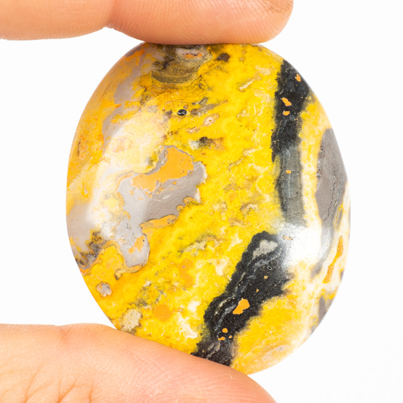 Bumblebee Jasper Palm Stone Crystal Palm Stones Cancer Sign