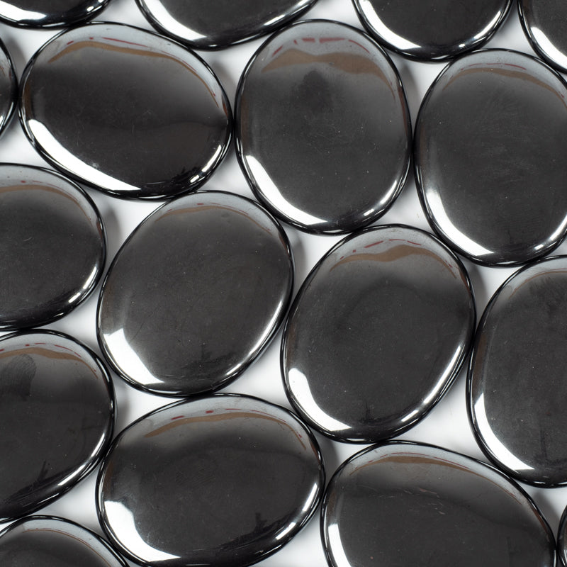 Hematite Palm Stones & Worry Stones Hematite Palm Stones & Worry Stones