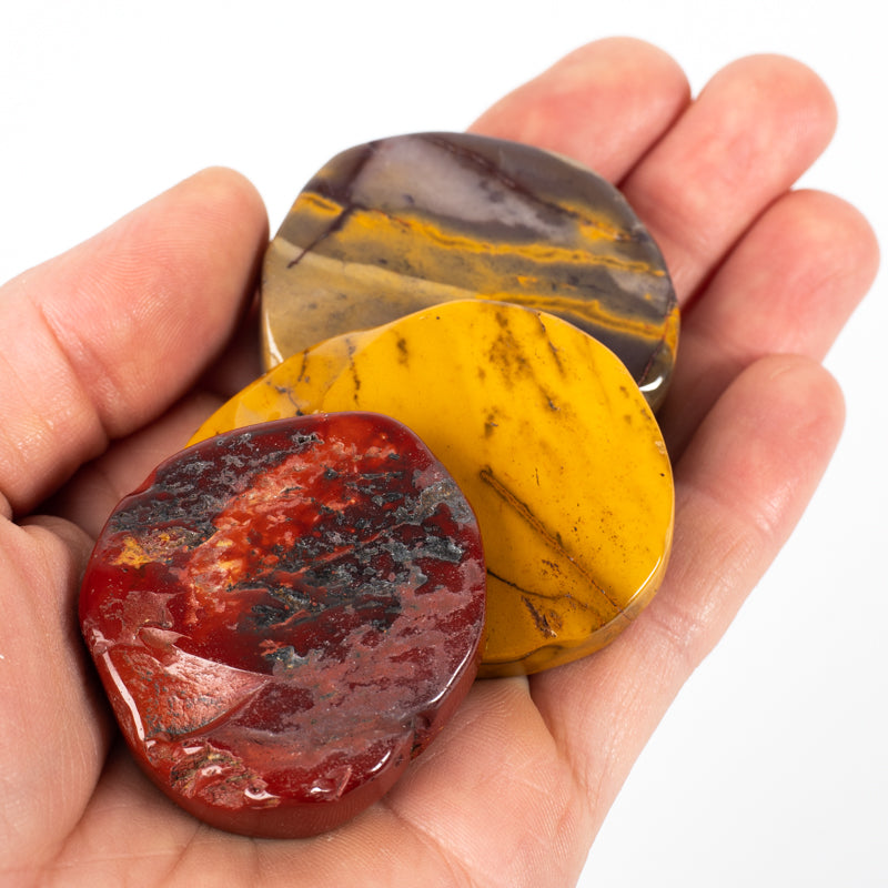 Mookaite Jasper Palm Stone Crystal Palm Stones Cancer Sign