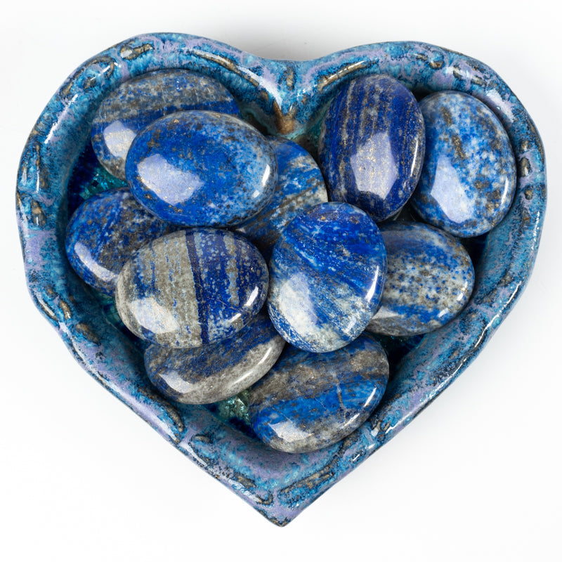 Lapis Lazuli Palm Stone Crystal Palm Stones Crystal Magic