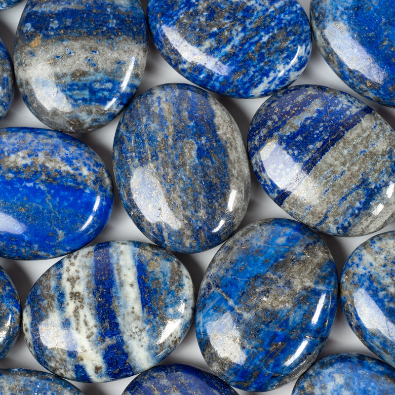 Lapis Lazuli Palm Stone Crystal Palm Stones Crystal Magic