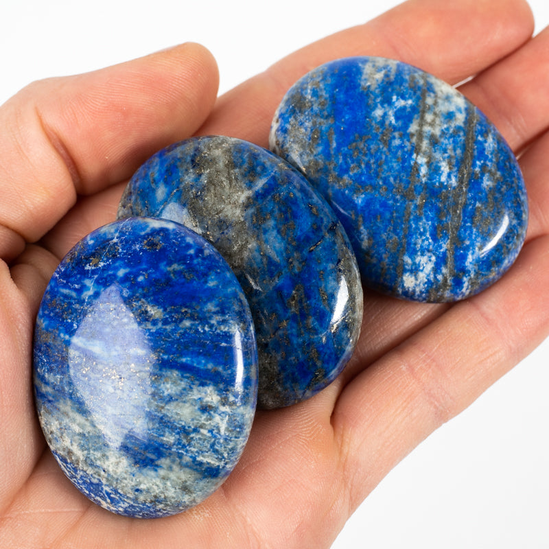 Lapis Lazuli Palm Stone Crystal Palm Stones Crystal Magic Large 