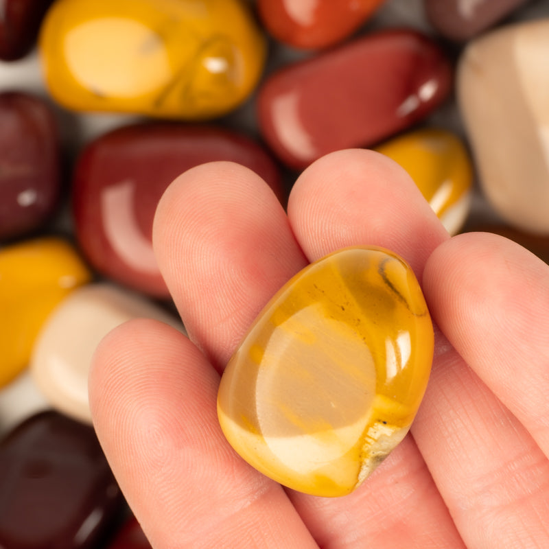 Mookaite Jasper Tumbled Crystal Tumbled Cancer Sign