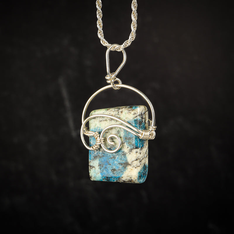K2 Stone Wrapped Pendant