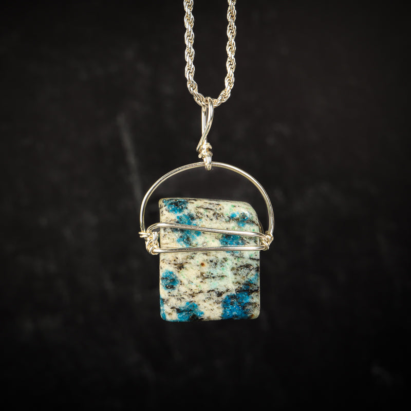 K2 Stone Wrapped Pendant