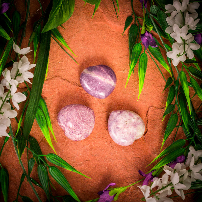 Lepidolite Heart Crystal Heart Crystal Magic