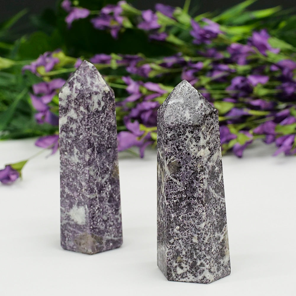 Lepidolite Point Crystal Point Crystal Magic 