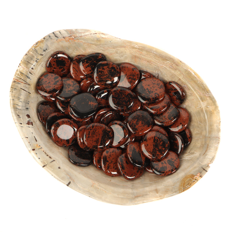 Mahogany Obsidian Palm Stone Crystal Palm Stones Crystal Magic