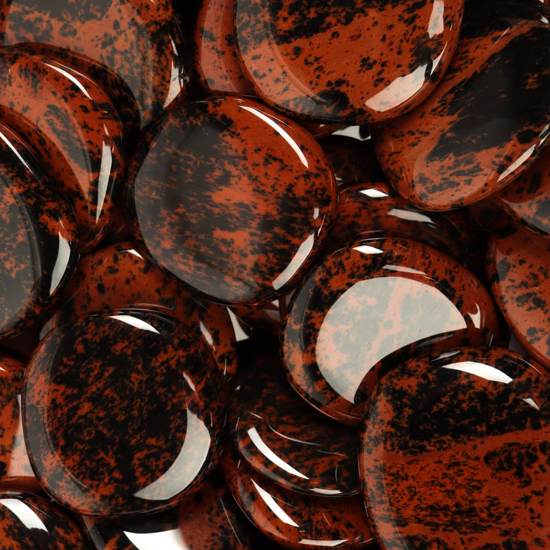 Mahogany Obsidian Palm Stone Crystal Palm Stones Crystal Magic