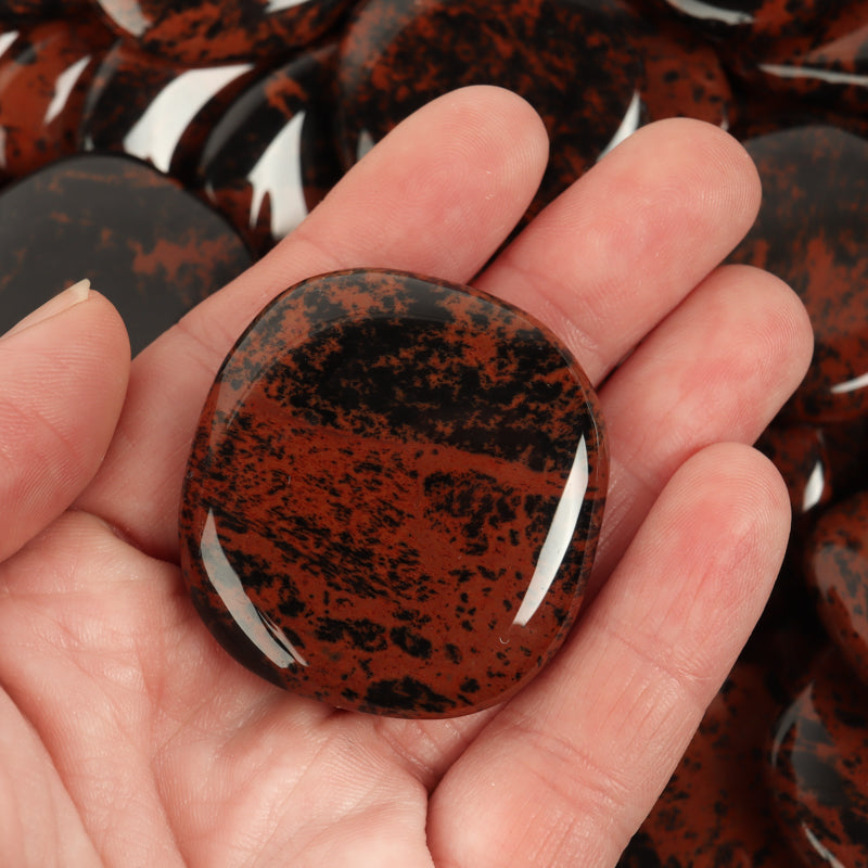 Mahogany Obsidian Palm Stone Crystal Palm Stones Crystal Magic