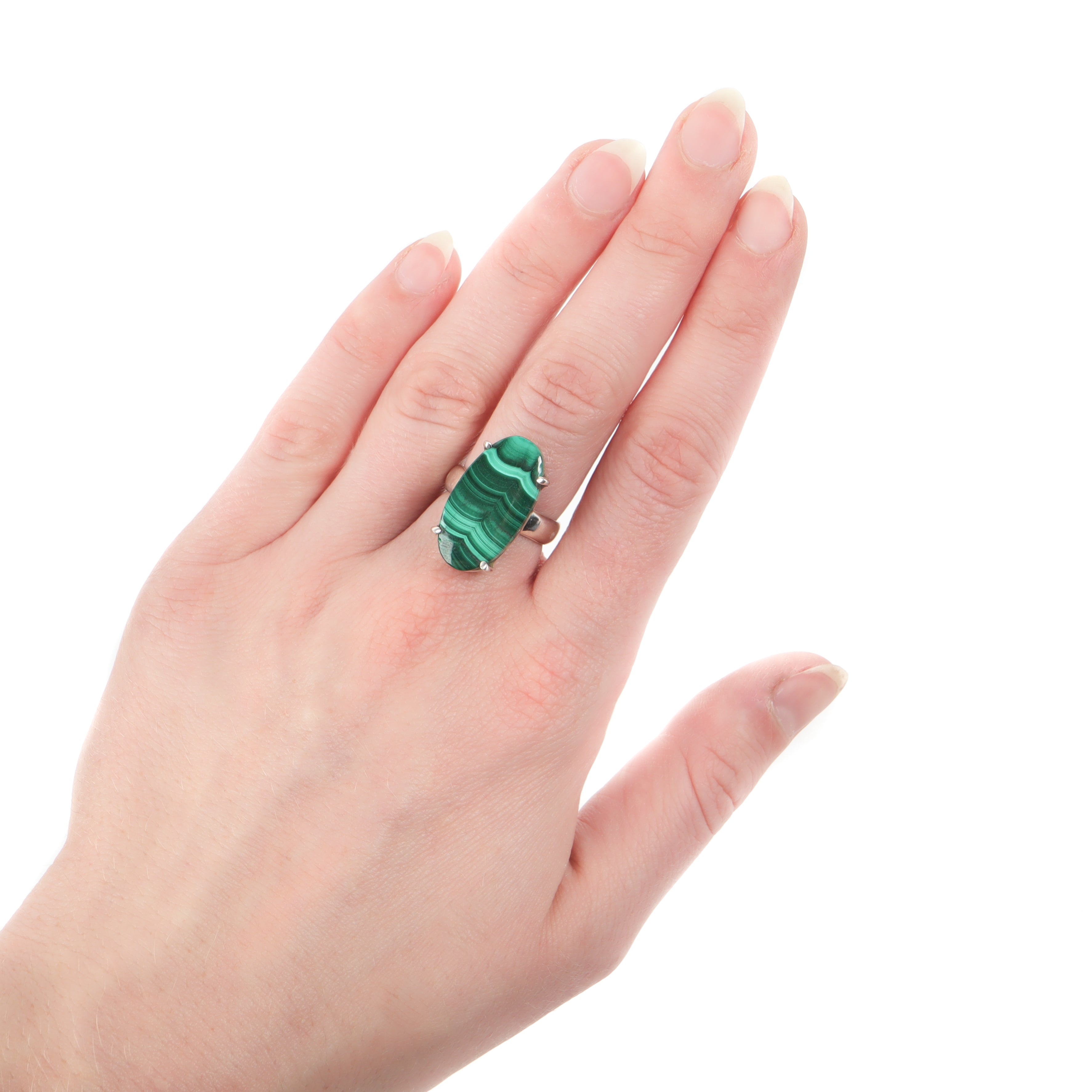 Malachite Ring Jewelry: Ring Crystal Magic 