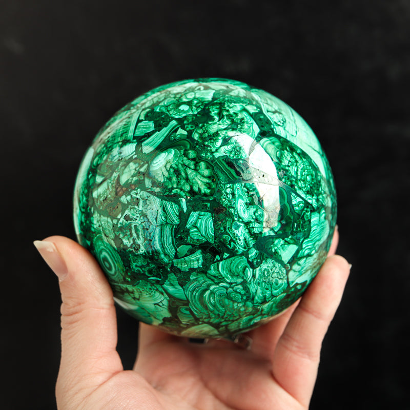 Malachite Sphere Crystal Sphere Crystal Magic