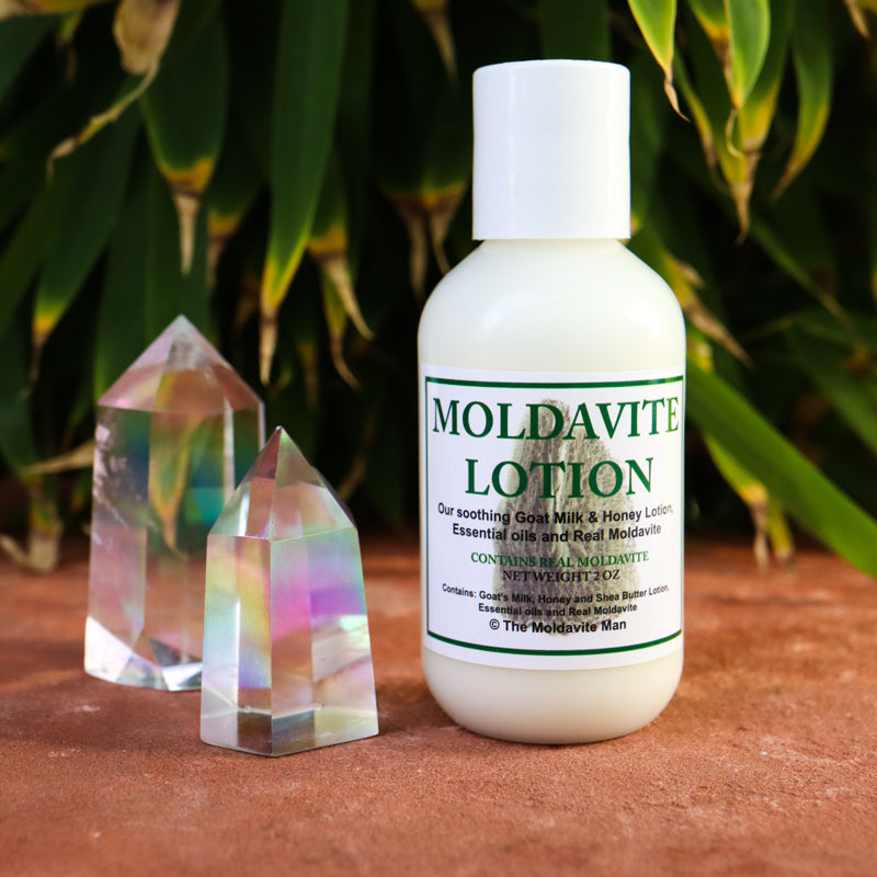 Moldavite Lotion Body Care: Moisturizer The Moldavite Man