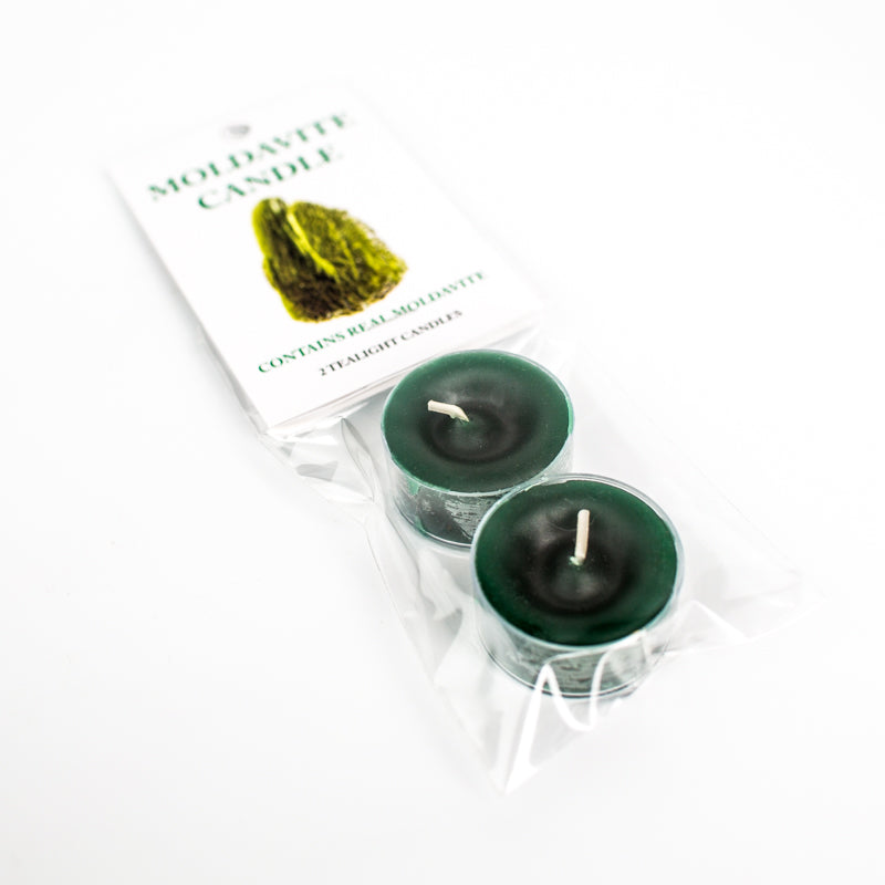 Moldavite Tealight Candle Candle Crystal Magic online