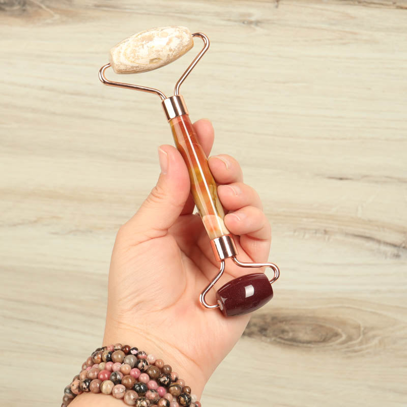 Mookaite Jasper Massage Roller Body Care: Massage Roller Cancer Sign