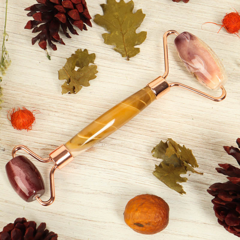 Mookaite Jasper Massage Roller Body Care: Massage Roller Cancer Sign