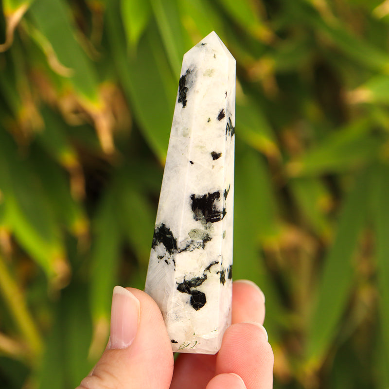 Rainbow Moonstone Point Crystal Point Crystal Magic