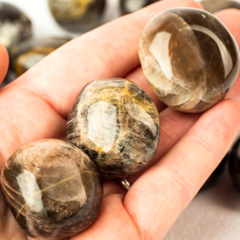 Moonstone Tumbled Crystal Tumbled Cancer Sign