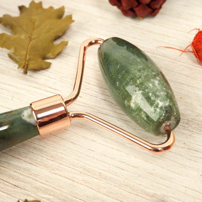 Moss Agate Massage Roller Body Care: Massage Roller Crystal Magic online