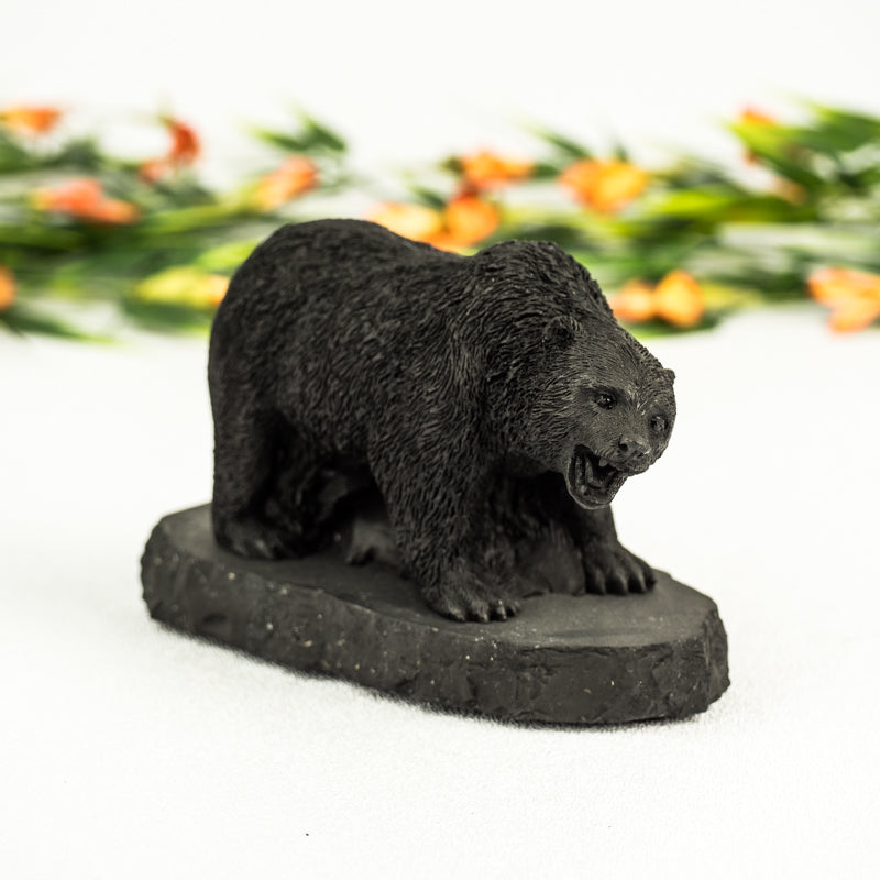 Shungite Bear Crystal Carvings Crystal Magic
