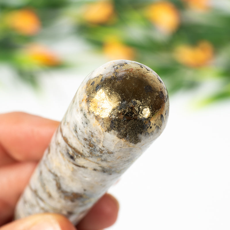 Chalcopyrite Crystal Wand Crystal Wand Crystal Magic