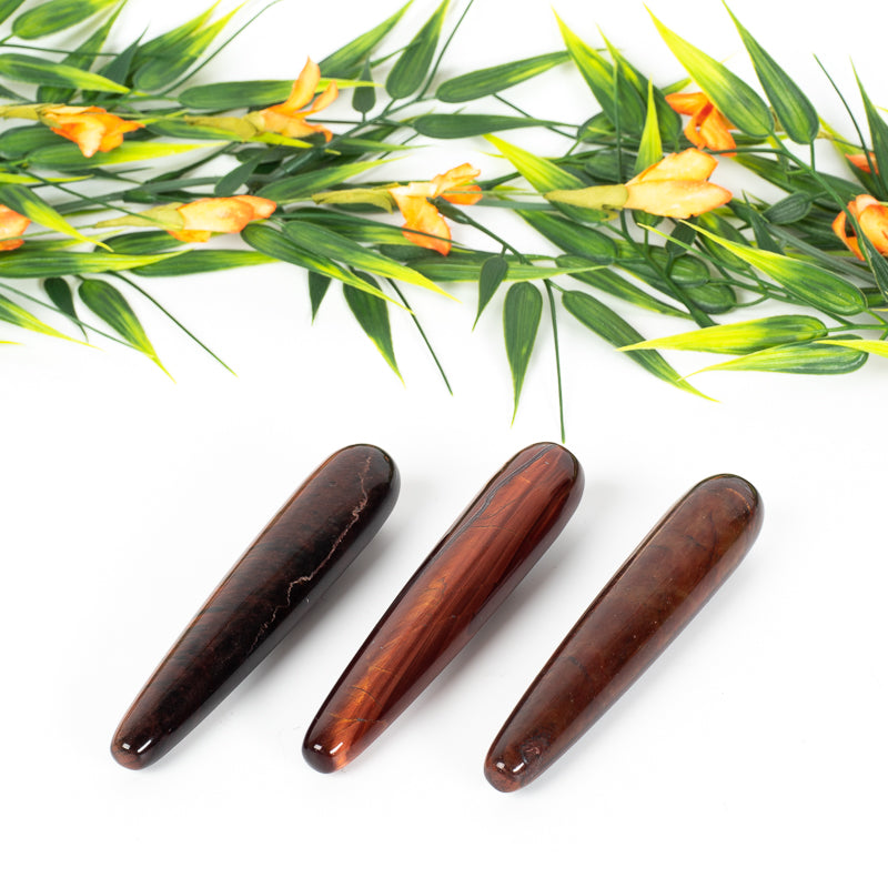 Red Tiger's Eye Crystal Wand Crystal Wand Crystal Magic