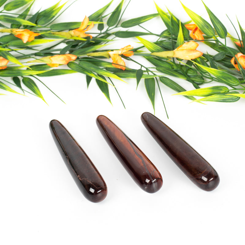 Red Tiger's Eye Crystal Wand Crystal Wand Crystal Magic