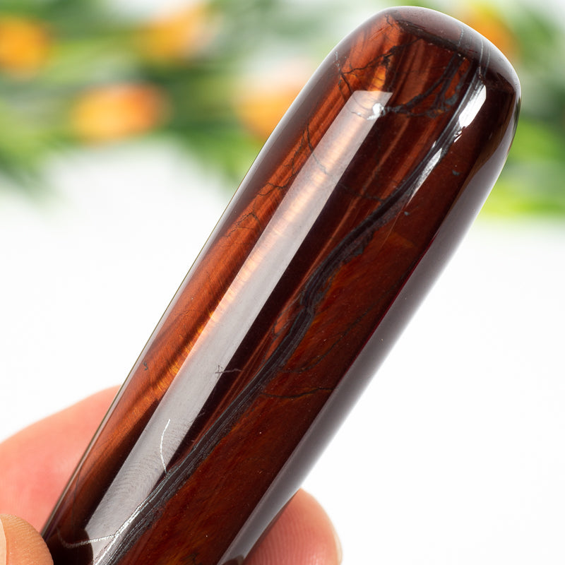 Red Tiger's Eye Crystal Wand Crystal Wand Crystal Magic