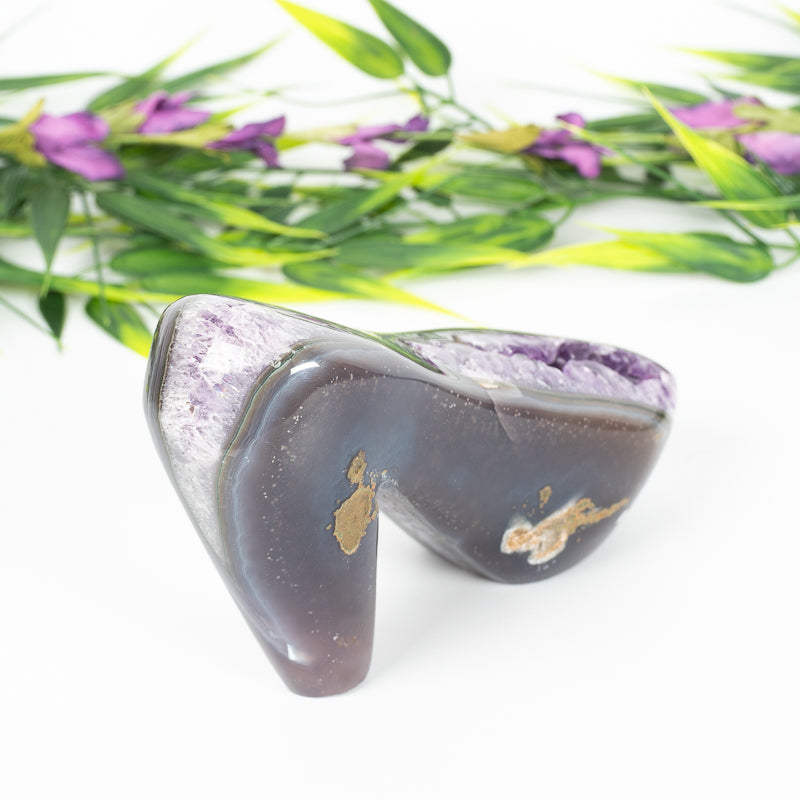 Amethyst Stiletto Crystal Carvings Aquarius