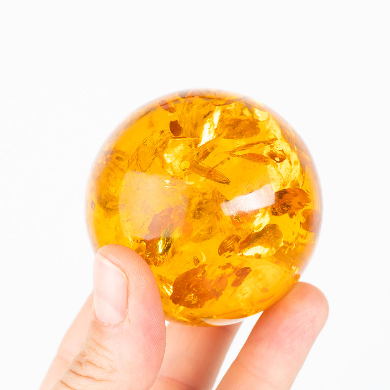 Amber Sphere Crystal Sphere Aries