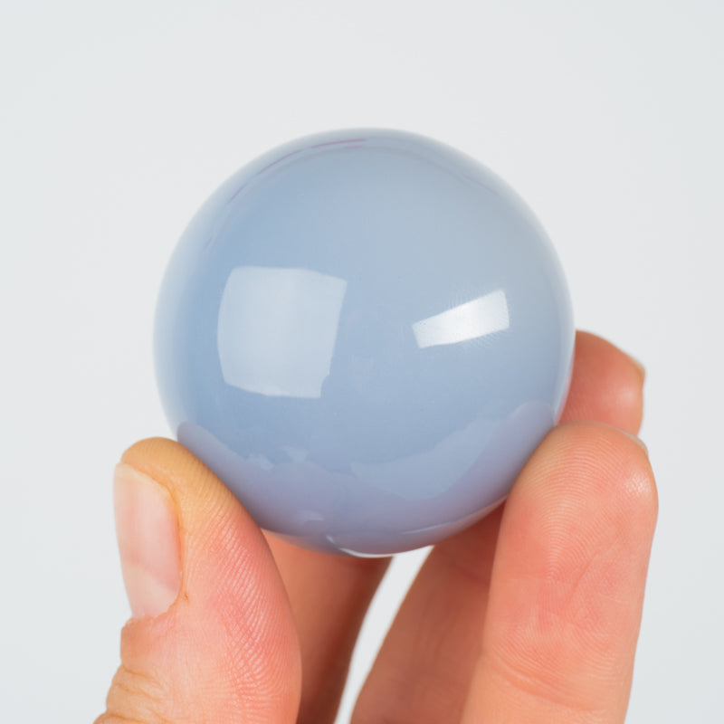 Blue Chalcedony Sphere Crystal Sphere Cancer Sign 