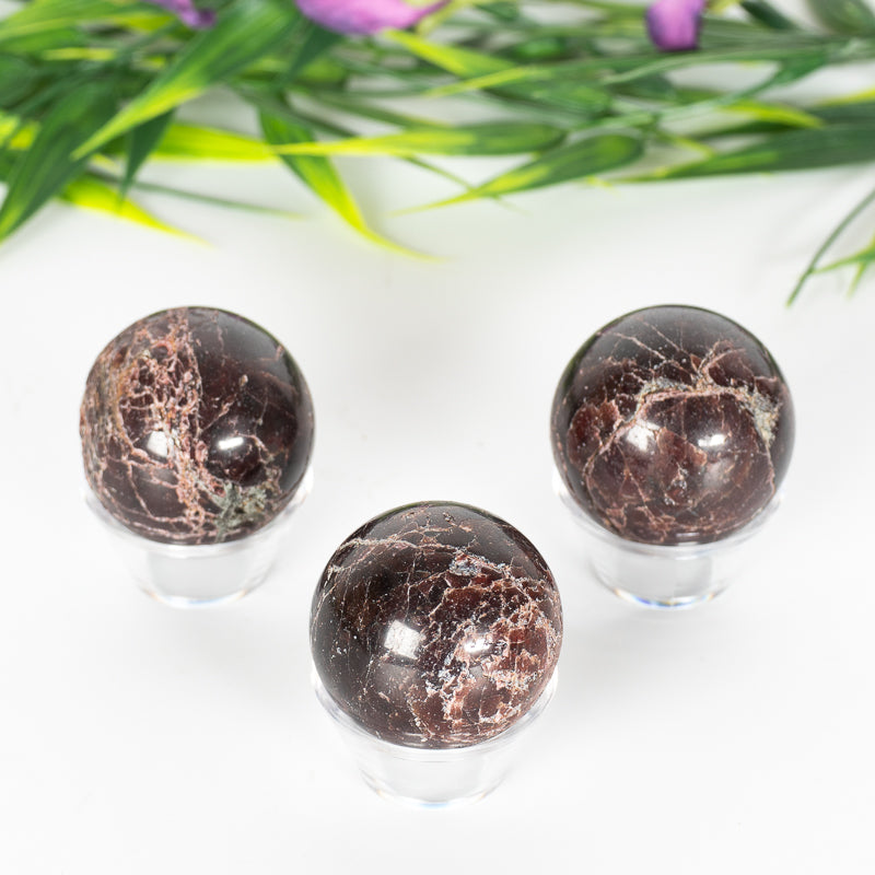 Garnet Sphere Crystal Sphere Aquarius