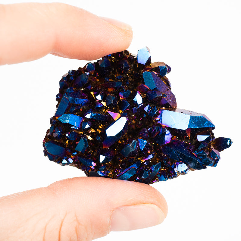 Cobalt Aura Quartz Cluster Small Crystal Cluster Crystal Magic online