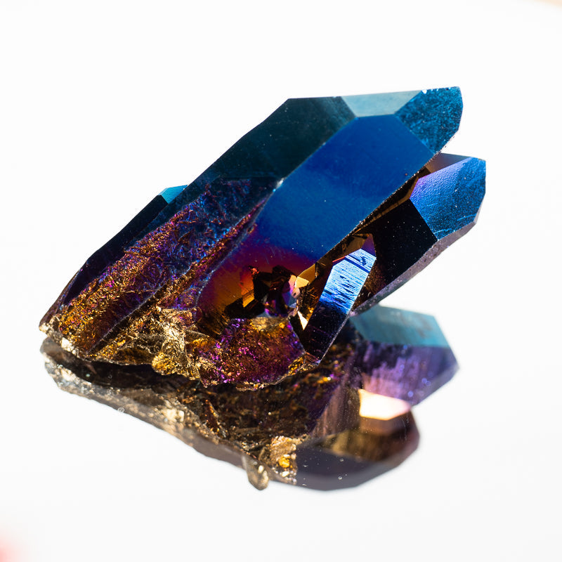 Cobalt Aura Quartz Cluster Small Crystal Cluster Crystal Magic online 