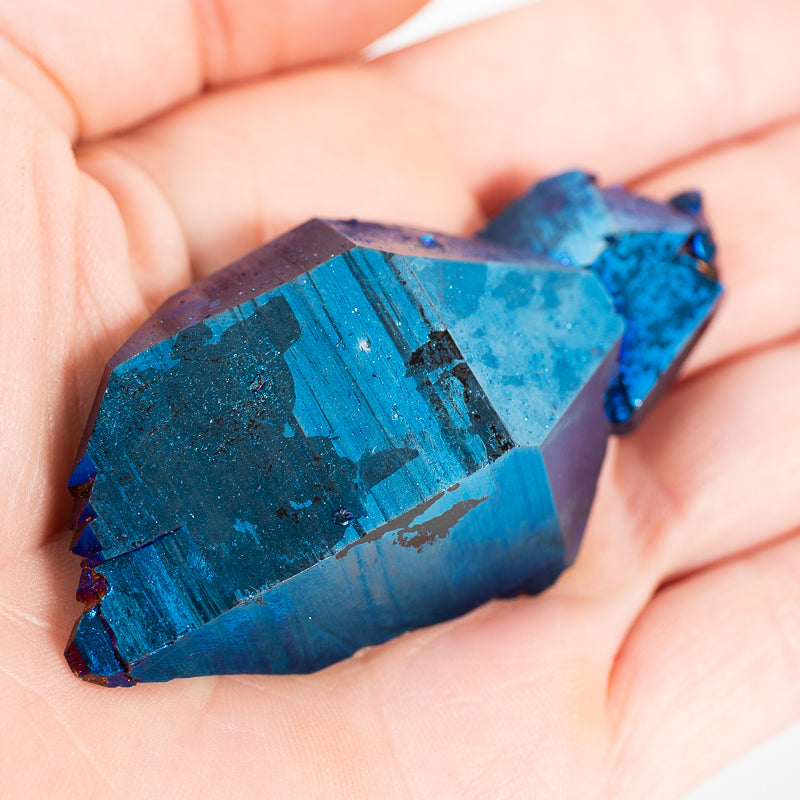 Cobalt Aura Quartz Cluster Medium Crystal Clusters Crystal Magic online