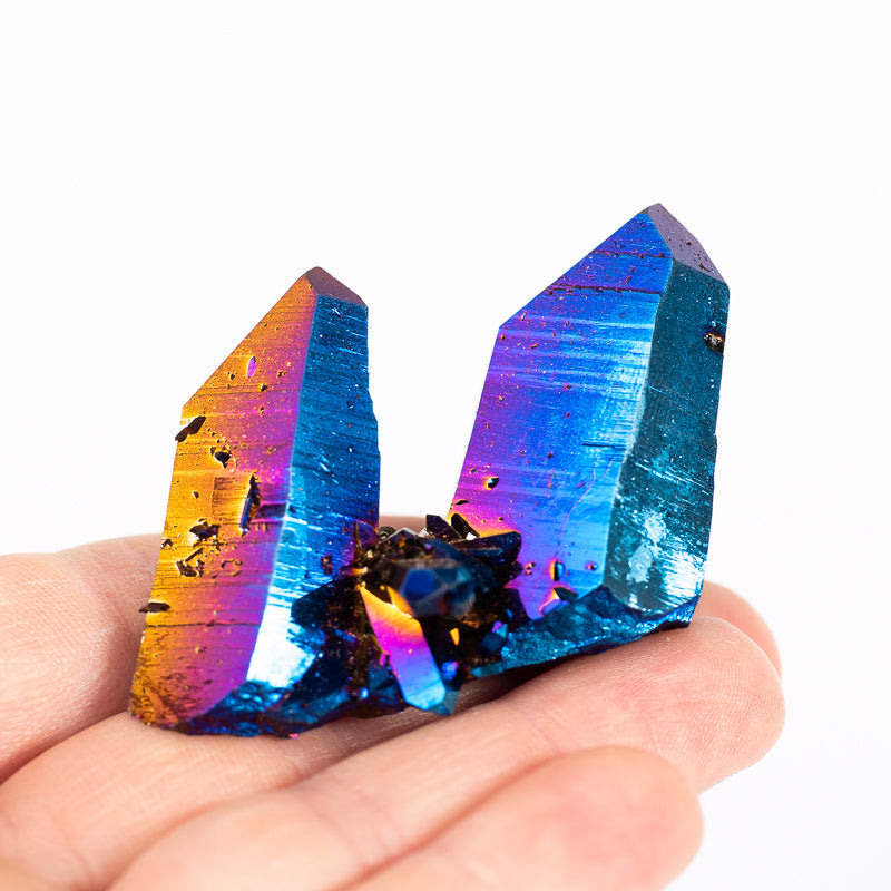 Cobalt Aura Quartz Cluster Medium Crystal Clusters Crystal Magic online