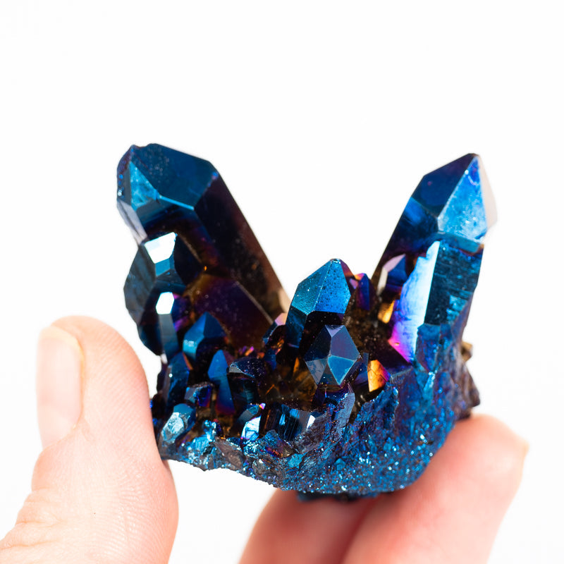 Cobalt Aura Quartz Cluster Medium Crystal Clusters Crystal Magic online