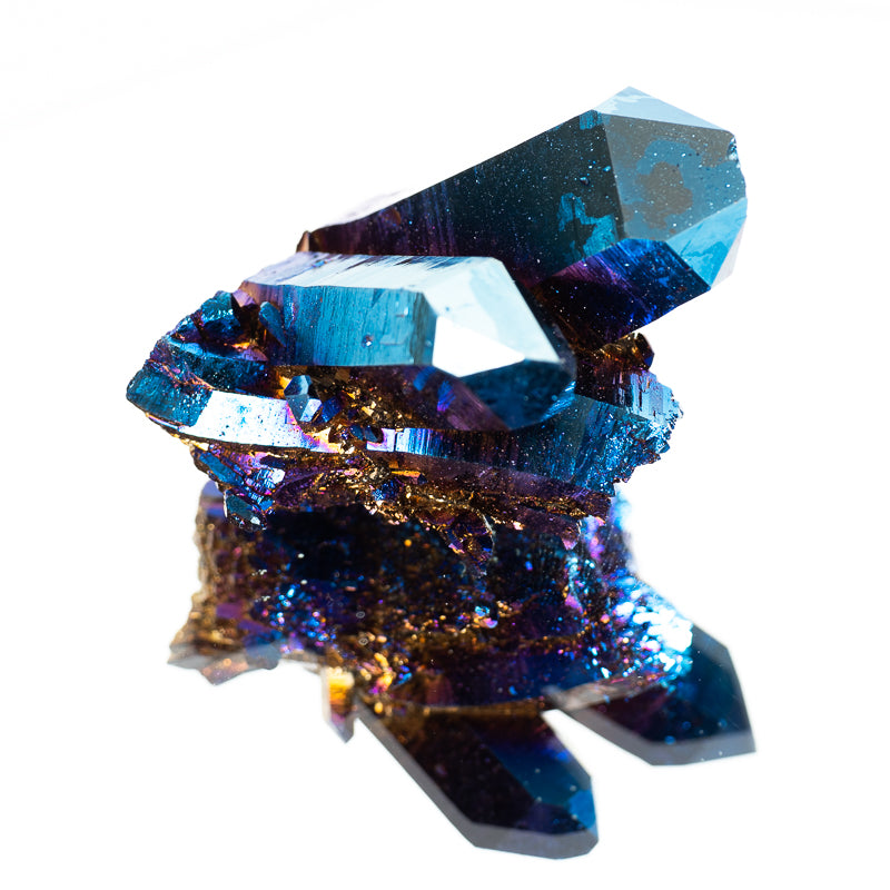 Cobalt Aura Quartz Cluster Medium Crystal Clusters Crystal Magic online