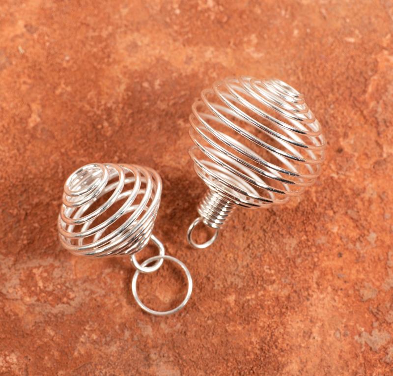 Looped Wire Wrapped Crystal Cage Gifts & Decor Crystal Magic online