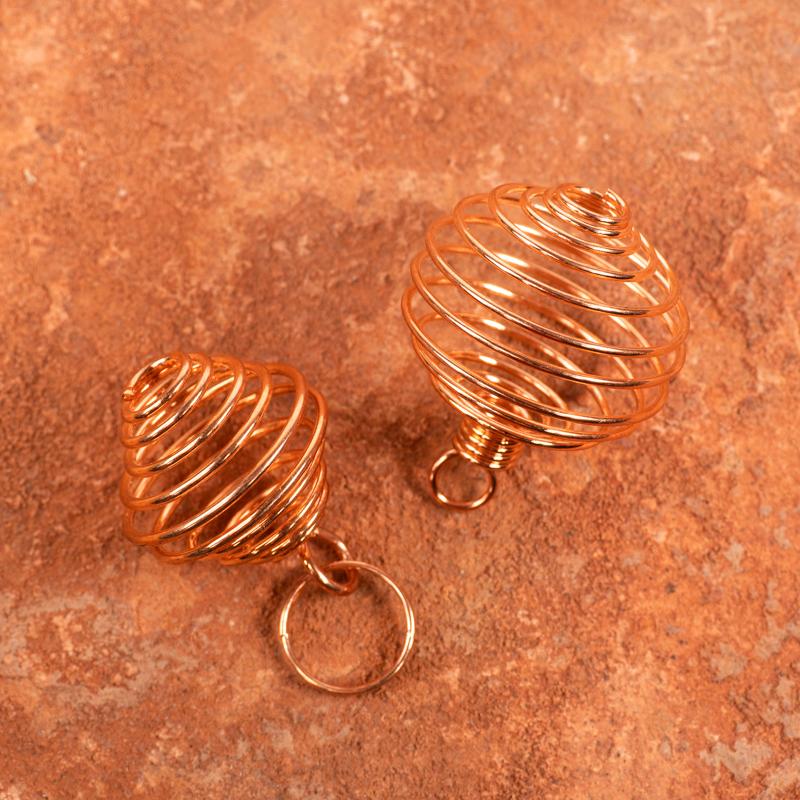 Looped Wire Wrapped Crystal Cage Gifts & Decor Crystal Magic online