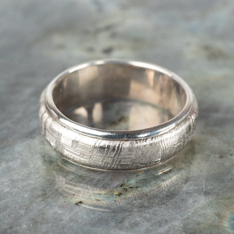 Meteorite Ring Jewelry: Ring Starborn Creations 
