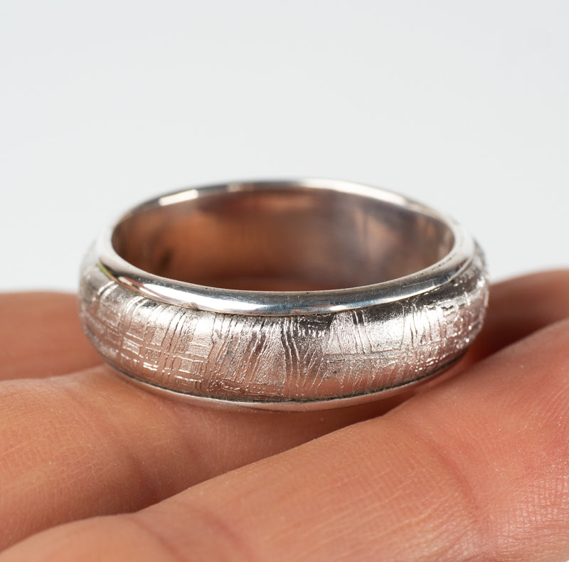 Meteorite Ring Jewelry: Ring Starborn Creations 