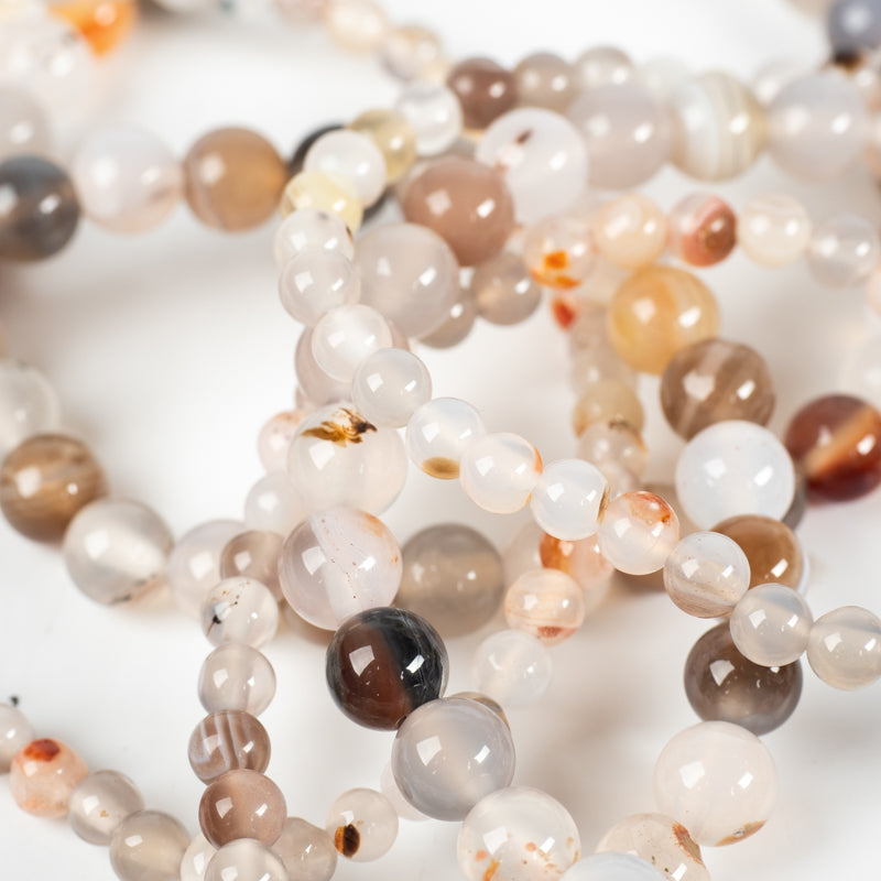 Botswana Agate Bracelet Jewelry: Bracelet Milk and Honey