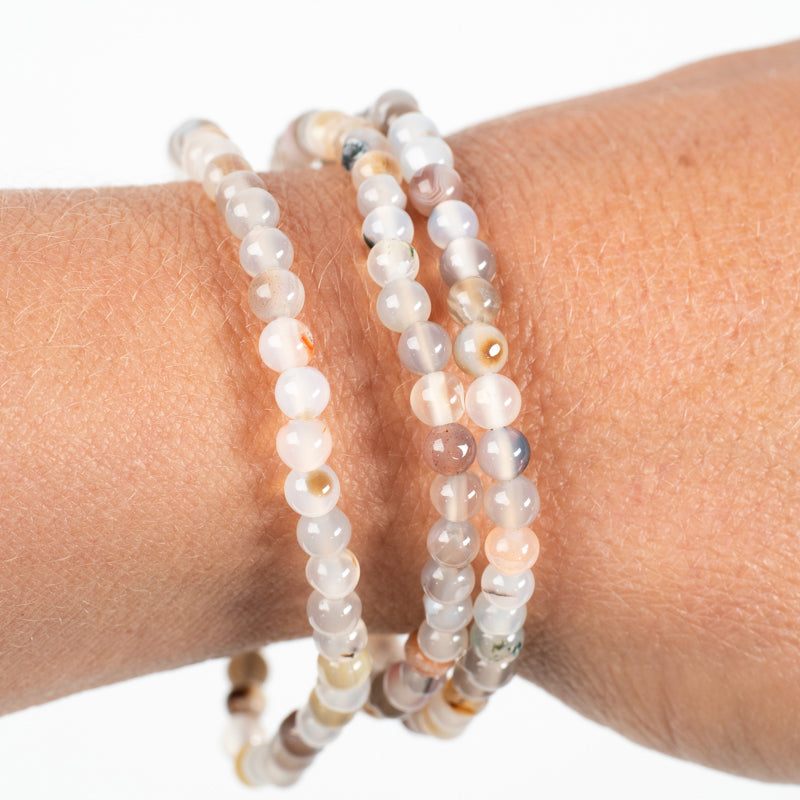 Botswana Agate Bracelet Jewelry: Bracelet Milk and Honey