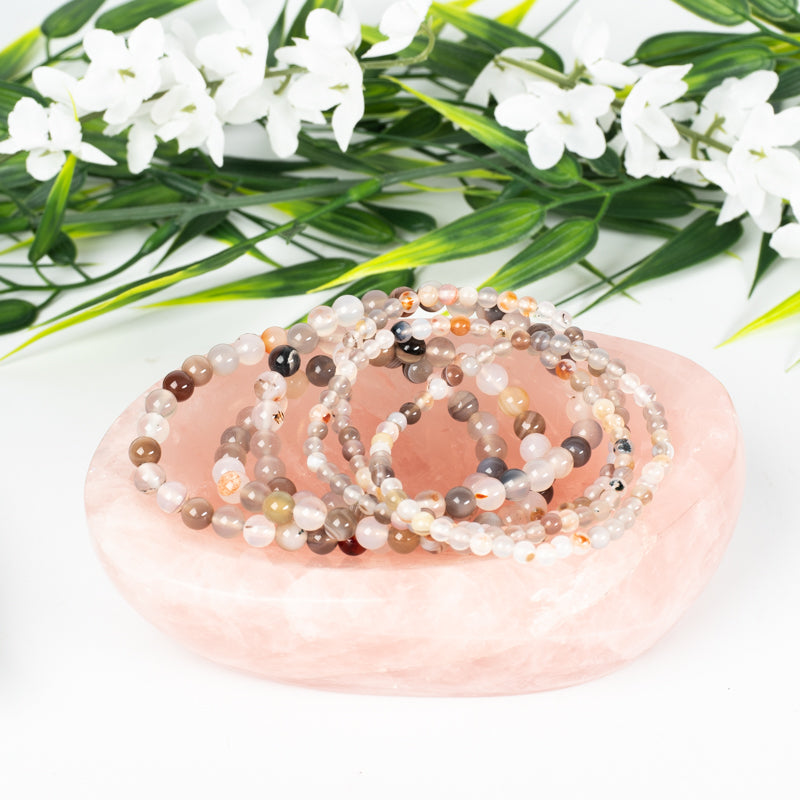 Botswana Agate Bracelet Jewelry: Bracelet Milk and Honey